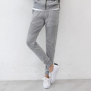 Contrast-trim Tapered Sweatpants