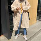 High-neck Linen Parka