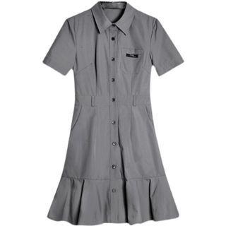 Short-sleeve Mermaid Shirtdress
