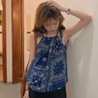Patterned Tie-strap Camisole Top