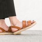 Scallop-trim Sandals