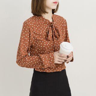 Dotted Shirt Caramel - One Size
