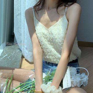 Short-sleeve Chiffon Blouse / Camisole Top