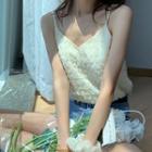 Short-sleeve Chiffon Blouse / Camisole Top