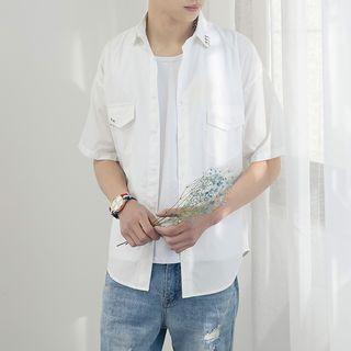 Pocketed Short-sleeve Shirt