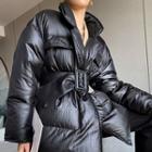 Padded Open-front Jacket
