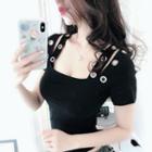 Short-sleeve Hoop Accent T-shirt