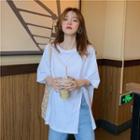 Short-sleeve Split T-shirt
