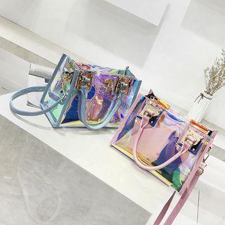 Hologram Tote With Shoulder Strap
