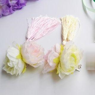 Ancient Tasseled Flower Hair Clip
