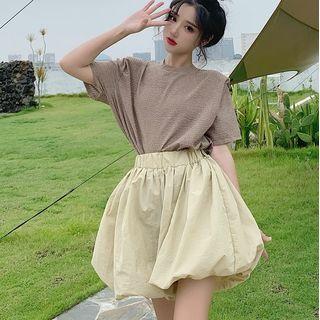 Short-sleeve T-shirt / Puff Shorts