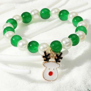 Christmas Beaded Bracelet