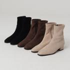 Fleece-lined Suedette Ankle Boots