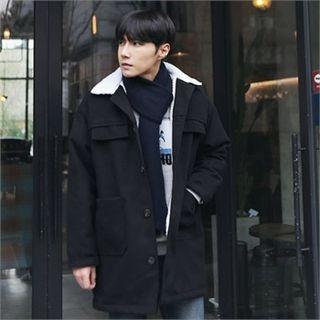 Sherpa-fleece Lined Boxy-fit Jacket