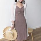 Strappy Midi Dress / Light Jacket