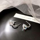 Faux Crystal Hoop Dangle Earring As Shown In Figure - One Size