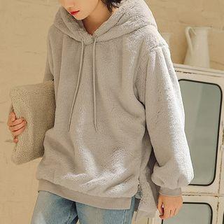 Fleece Hoodie Gray - One Size