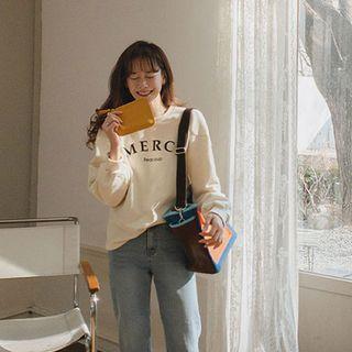 Merci Letter Sweatshirt