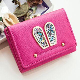 Rabbit Ear Faux Leather Wallet