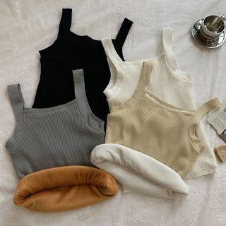 Fleeced Knit Camisole