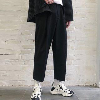 Loose-fit Crop Dress Pants