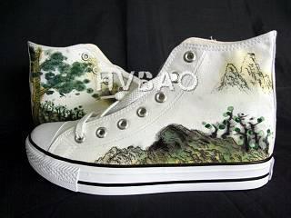 Mountain Pines High-top Canvas Sneakers