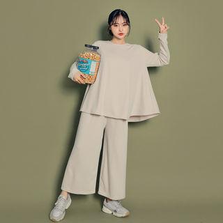 Swing Top & Wide Pants Lounge Set