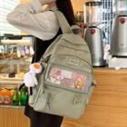 Mesh Panel Backpack / Bag Charm / Set