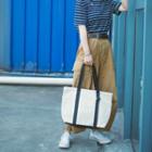 Panel Canvas Tote White - One Size
