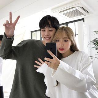 Couple Long-sleeve T-shirt In 11 Colors