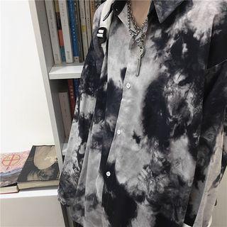 Dye Print Shirt As Shown In Figure - One Size