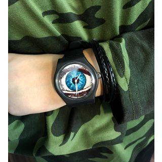 Eye Print Strap Watch