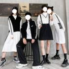 Couple Matching Short-sleeve T- Shirt / A-line Dress/ Sweatpants / Shirt / Jumper Skirt / Vest