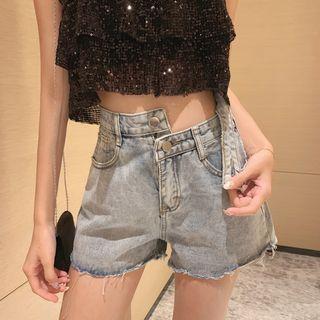 High-waist Vintage A-line Shorts