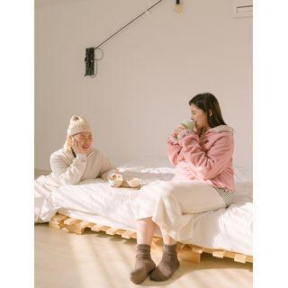 Brushed Fleece Anorak Pullover
