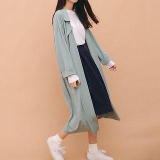 Notch Lapel Longline Jacket