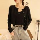 Applique Camisole / Cardigan