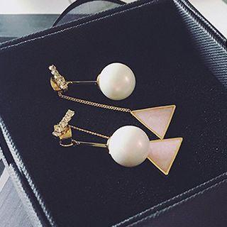 Faux-pearl Dangle Ear Jacket