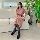 [lovb] Monotone Long Dress & Belt
