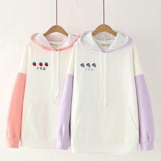 Fruit Embroidered Hoodie