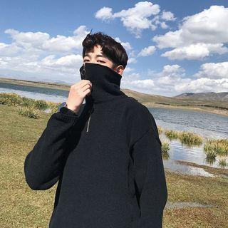 Half-zip Turtleneck Sweater