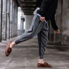 Patchwork Tapered Pants