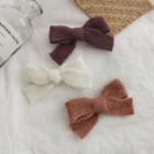 Bow Knit Hair Clip / Hair Tie