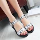 Star Print Sandals