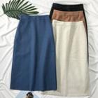 Wool Midi Skirt