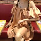 Cold-shoulder Strappy A-line Dress