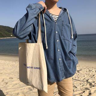 Hooded Long-sleeve Shirt