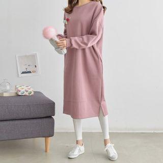Fleece Lined Pullover Dress