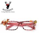 Glasses With Case Red - One Size