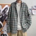 Long-sleeve Plaid Shirt (various Designs)